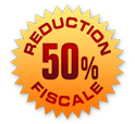 R&eacute;duction fiscale 50%